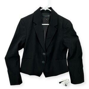 Amanda + Chelsea Jacket Womens Size 12 Classic‎ Blazer Suit Black Stretch NEW